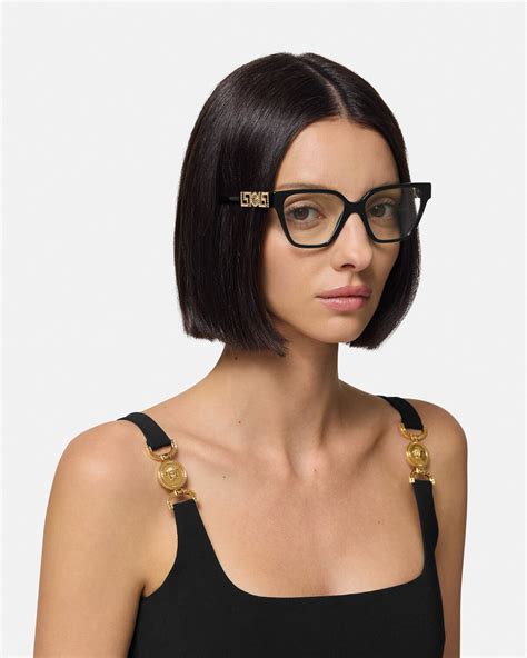 versace greca glasses|black and gold versace sunglasses.